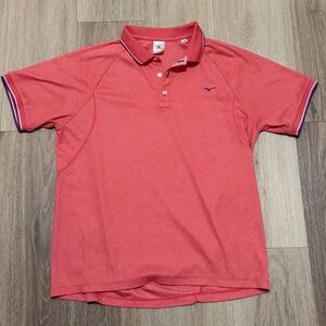 Mizuno Coral Polo Shirt size M CN XL